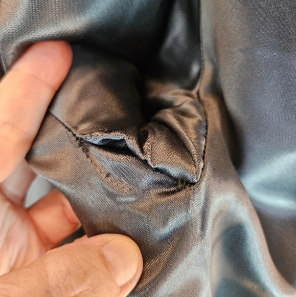 Vintage Rothmoor Gold & Co Gray Faux Fur Coat Open Front Bell Sleeves Women's - Picture 13 of 13